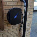 Hypervolt Black on wall