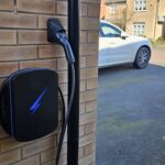 Hypervolt Black on wall