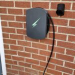 Hypervolt Black on wall