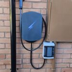 Hypervolt Black on wall