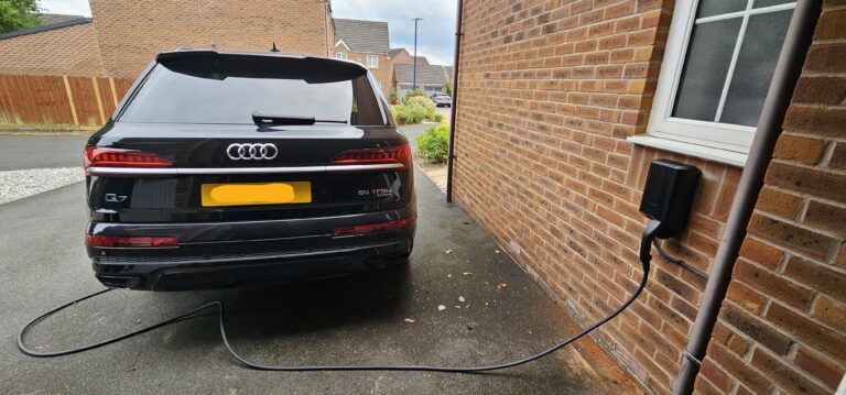 20250524_135703 Audi Q and andersen quartz ev charger in black